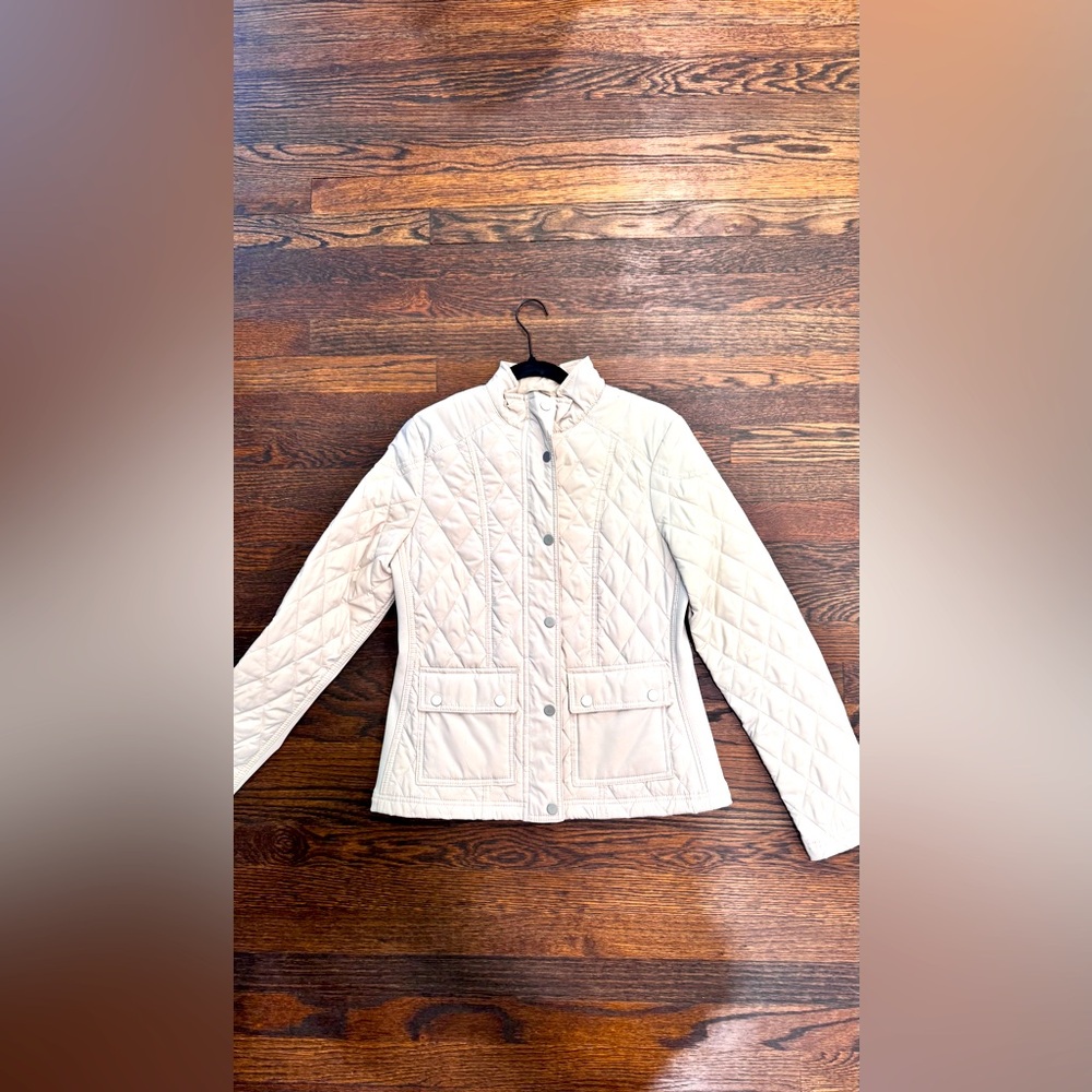 Women's Quilted Jacket - Cream